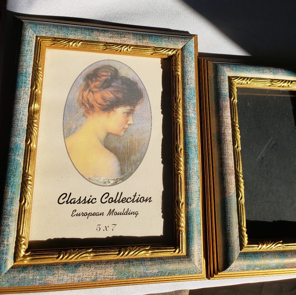 Floral Gold Picture Frames